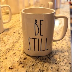 Rae Dunn Be Still Ceramic Coffee Mug - Cream